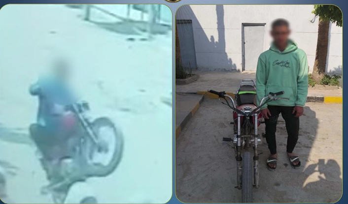 ضبط قائد دراجة نارية بالبحيرة بعد قيامه بحركات استعراضية على الطريق